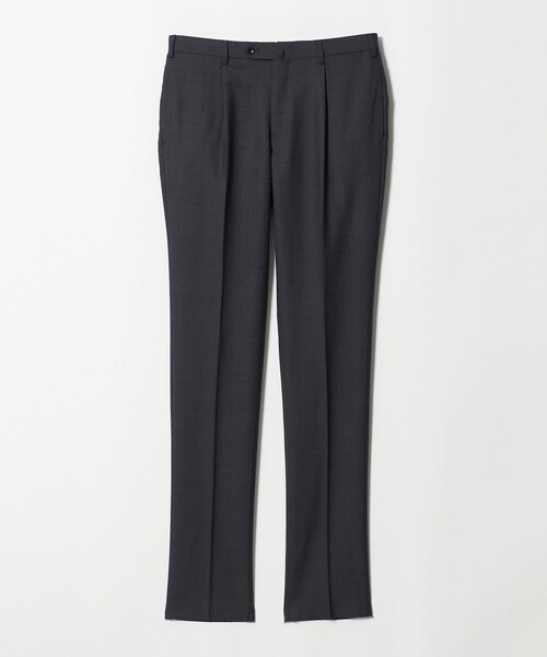 UNITED ARROWS（ユナイテッドアローズ）の「サージ クリース テーパード 1プリーツ スラックス（スラックス・メンズ・ネイビー/グレー系・48/46/44/50）」の21枚目の写真