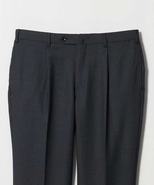 UNITED ARROWS（ユナイテッドアローズ）の「サージ クリース テーパード 1プリーツ スラックス（スラックス・メンズ・ネイビー/グレー系・48/46/44/50）」の22枚目の写真