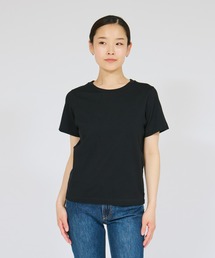 【Hanes/ヘインズ】レディース Hanes T-SHIRTS KURO for HER クルーネックTシャツ