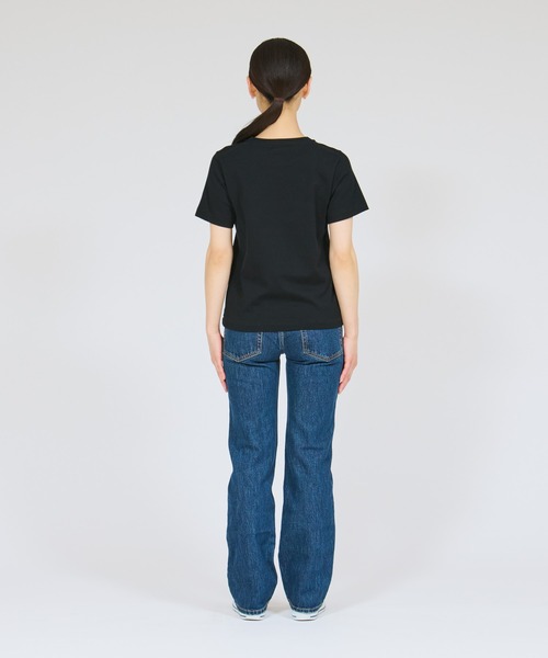 HANES(ヘインズ)の「【Hanes/ヘインズ】レディース Hanes T-SHIRTS KURO for HER クルーネックTシャツ(Tシャツ/カットソー・レディース・ブラック・LARGE/MEDIUM)」の11枚目の写真