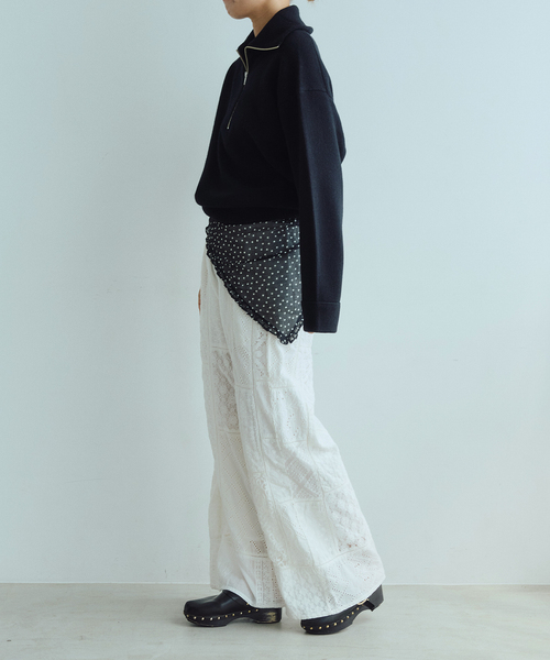 IENA LA BOUCLE(イエナラブークル)の「《追加》IENA LA BOUCLE ZIP プルオーバー(ニット/セーター・レディース・チャコールグレー/ブラック・FREE)」の10枚目の写真