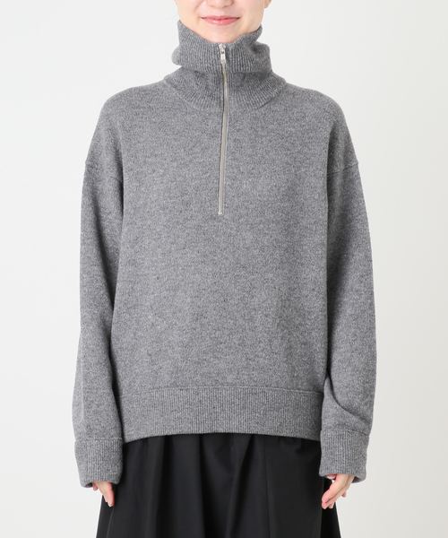 IENA LA BOUCLE(イエナラブークル)の「《追加》IENA LA BOUCLE ZIP プルオーバー(ニット/セーター・レディース・チャコールグレー/ブラック・FREE)」の13枚目の写真