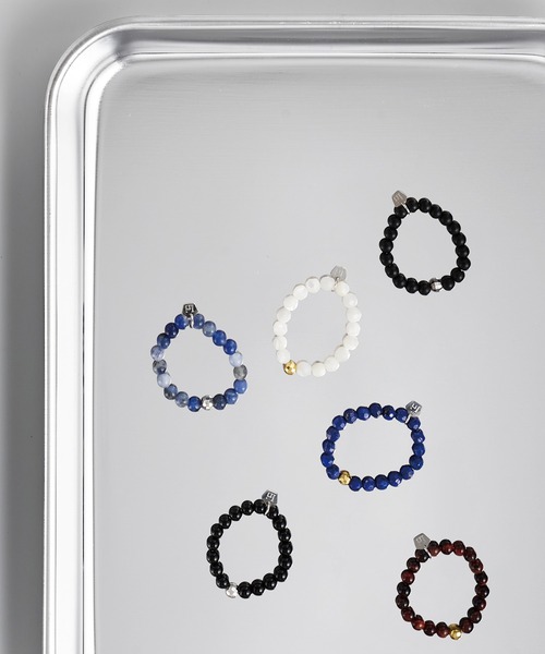 Irise coffret（イリスコフレ）の「［Terra］ラピスラズリ リング｜Lapis Lazuli ring（リング・レディース・ブルー・11号/13号/15号/19号/21号/23号）」の3枚目の写真