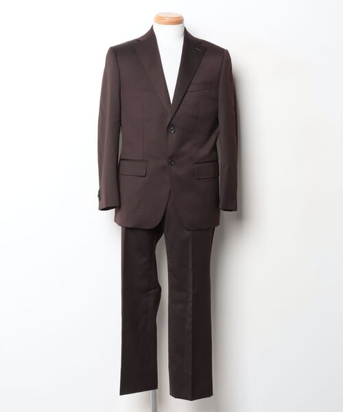 美品✨3ピース Lサイズ パーフェクトスーツファクトリー スーツセット ブラウン ブランド古着】スーツ（スーツセット）｜Perfect Suit FActory