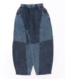 mililopiulu/ミリロピュール CHEMICAL SWEAT DENIM BALL PANTS