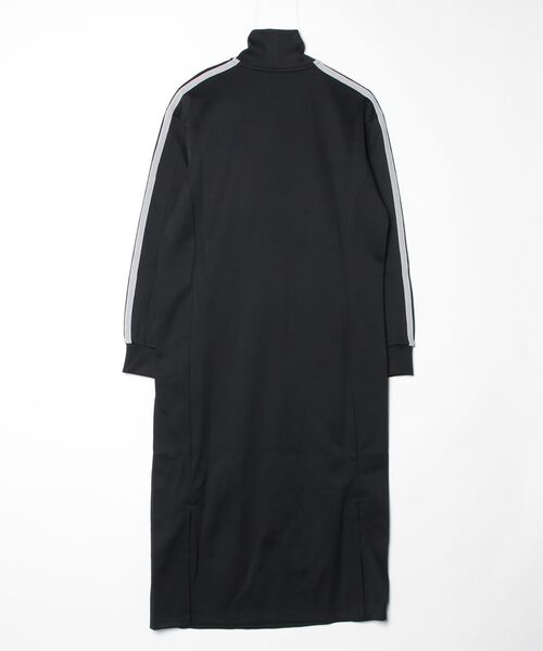 adidas（アディダス）の「アディダス adidas スタジアム ピケ ルーズフィット トラックトップ ワンピース（ワンピース・レディース・ベージュ/ブラック×ホワイト・M/XL/S/L）」の3枚目の写真