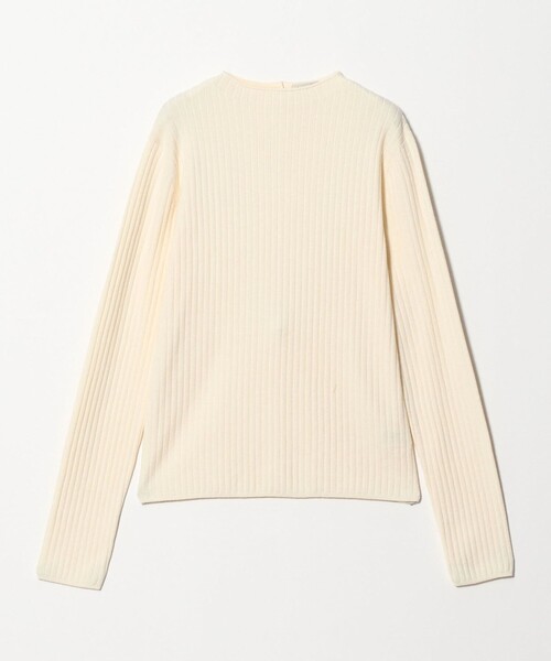 Steven Alan(スティーブンアラン)の「<Steven Alan>コットン カシミヤ ボトルネック ニット(ニット/セーター・レディース・モカ/オフホワイト/オリーブ/ネイビー・FREE)」の2枚目の写真