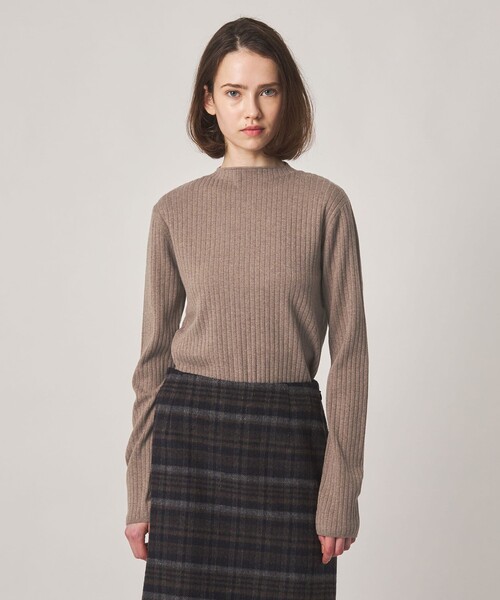 Steven Alan(スティーブンアラン)の「<Steven Alan>コットン カシミヤ ボトルネック ニット(ニット/セーター・レディース・モカ/オフホワイト/オリーブ/ネイビー・FREE)」の12枚目の写真