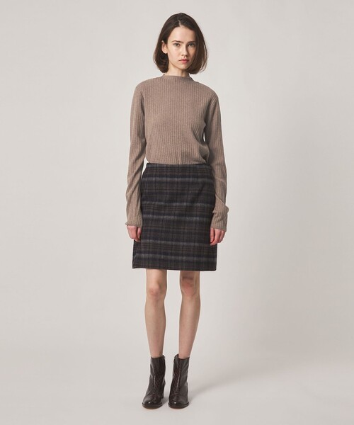 Steven Alan(スティーブンアラン)の「<Steven Alan>コットン カシミヤ ボトルネック ニット(ニット/セーター・レディース・モカ/オフホワイト/オリーブ/ネイビー・FREE)」の13枚目の写真