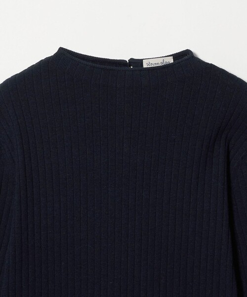 Steven Alan(スティーブンアラン)の「<Steven Alan>コットン カシミヤ ボトルネック ニット(ニット/セーター・レディース・モカ/オフホワイト/オリーブ/ネイビー・FREE)」の19枚目の写真