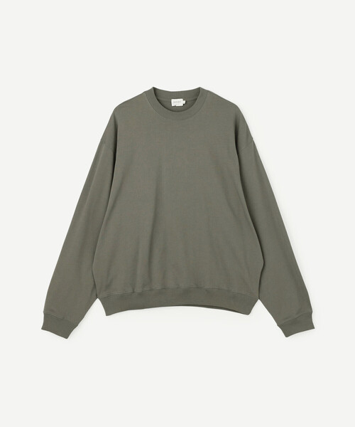 handvaerk(ハンドバーク)の「handvaerk | コットン クルーネック長袖Tシャツ MEN(スウェット・メンズ・ブラック系その他/グレー系その他・S/L/M)」の3枚目の写真