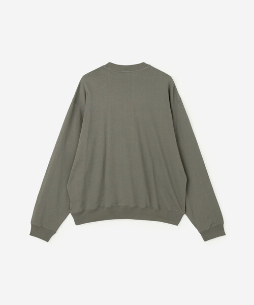 handvaerk(ハンドバーク)の「handvaerk | コットン クルーネック長袖Tシャツ MEN(スウェット・メンズ・ブラック系その他/グレー系その他・S/L/M)」の4枚目の写真