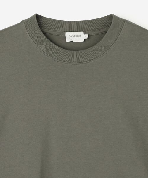 handvaerk(ハンドバーク)の「handvaerk | コットン クルーネック長袖Tシャツ MEN(スウェット・メンズ・ブラック系その他/グレー系その他・S/L/M)」の5枚目の写真