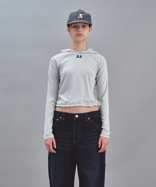 Rest&Recreation(レストアンドレクリエーション)の「HOOD LONG SLEEVE - MINT(パーカー・レディース・その他・ONE)」の2枚目の写真