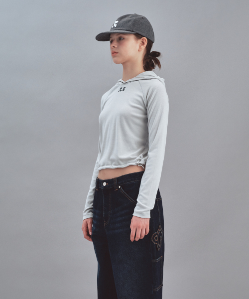 Rest&Recreation(レストアンドレクリエーション)の「HOOD LONG SLEEVE - MINT(パーカー・レディース・その他・ONE)」の3枚目の写真