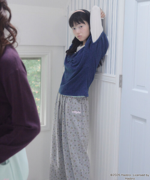 Unblend(アンブレンド)の「【Unblend】Blythe別注 アソートデザイン 配色 2WAYウエスト ロゴ刺繍 スウェットパンツ(スウェットパンツ・レディース・ミント/ブラウン/杢グレー・M/S)」の14枚目の写真
