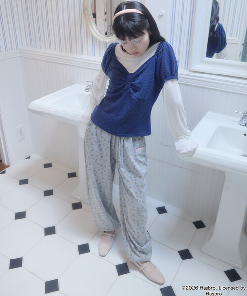 Unblend(アンブレンド)の「【Unblend】Blythe別注 アソートデザイン 配色 2WAYウエスト ロゴ刺繍 スウェットパンツ(スウェットパンツ・レディース・ミント/ブラウン/杢グレー・M/S)」の18枚目の写真