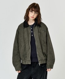 WETTEMPT(�E�B�e���v�g)��SULFUR DYED QUILTED TWILL BLOUSON / �T���t�@�[�_�C �L���e�B���O�c�C���u���]��(�u���]��)