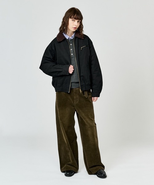 WETTEMPT（ウィテンプト）の「SULFUR DYED QUILTED TWILL BLOUSON / サルファーダイ キルティングツイルブルゾン（ブルゾン・メンズ・カーキ/ブラウン/ダークオリーブ/ブラック・SMALL/MEDIUM/LARGE）」の14枚目の写真
