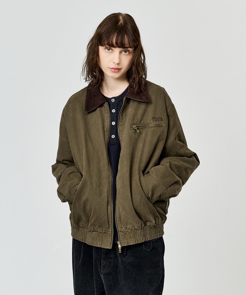 WETTEMPT（ウィテンプト）の「SULFUR DYED QUILTED TWILL BLOUSON / サルファーダイ キルティングツイルブルゾン（ブルゾン・メンズ・カーキ/ブラウン/ダークオリーブ/ブラック・SMALL/MEDIUM/LARGE）」の17枚目の写真