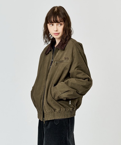 WETTEMPT（ウィテンプト）の「SULFUR DYED QUILTED TWILL BLOUSON / サルファーダイ キルティングツイルブルゾン（ブルゾン・メンズ・カーキ/ブラウン/ダークオリーブ/ブラック・SMALL/MEDIUM/LARGE）」の18枚目の写真