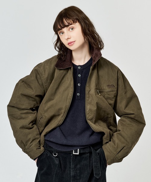 WETTEMPT（ウィテンプト）の「SULFUR DYED QUILTED TWILL BLOUSON / サルファーダイ キルティングツイルブルゾン（ブルゾン・メンズ・カーキ/ブラウン/ダークオリーブ/ブラック・SMALL/MEDIUM/LARGE）」の21枚目の写真