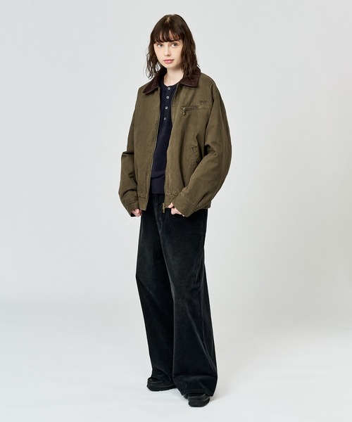 WETTEMPT（ウィテンプト）の「SULFUR DYED QUILTED TWILL BLOUSON / サルファーダイ キルティングツイルブルゾン（ブルゾン・メンズ・カーキ/ブラウン/ダークオリーブ/ブラック・SMALL/MEDIUM/LARGE）」の22枚目の写真