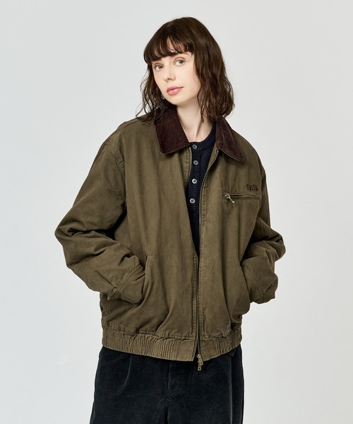 WETTEMPT（ウィテンプト）の「SULFUR DYED QUILTED TWILL BLOUSON / サルファーダイ キルティングツイルブルゾン（ブルゾン・メンズ・カーキ/ブラウン/ダークオリーブ/ブラック・SMALL/MEDIUM/LARGE）」の16枚目の写真
