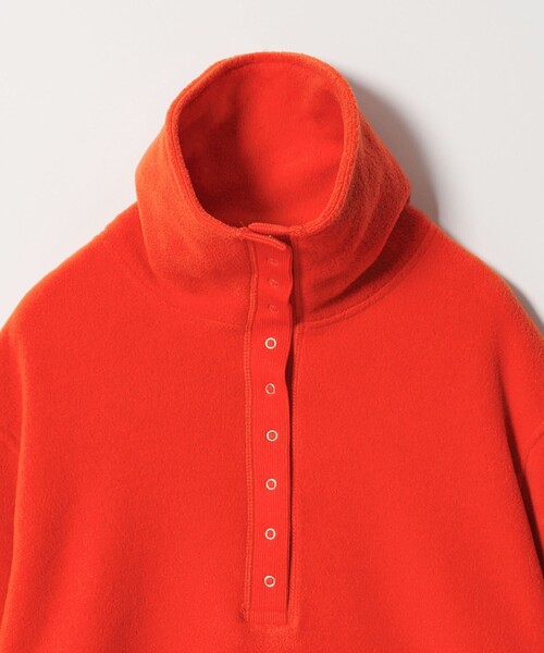 BEAUTY&YOUTH UNITED ARROWS(ビューティーアンドユースユナイテッドアローズ)の「フリース スナップ プルオーバー(Tシャツ/カットソー・レディース・ネイビー/オフホワイト/オレンジ/モカ・FREE)」の22枚目の写真