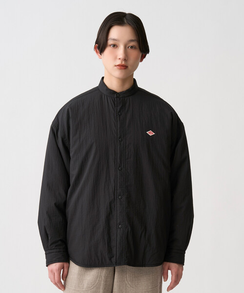 DANTON(ダントン)の「Women's Insulation Nylon Shirt Jacket(ダウンジャケット/コート・レディース・ブラック/オリーブ/チャコール・38/34/36)」の4枚目の写真