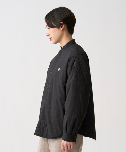 DANTON(ダントン)の「Women's Insulation Nylon Shirt Jacket(ダウンジャケット/コート・レディース・ブラック/オリーブ/チャコール・38/34/36)」の5枚目の写真