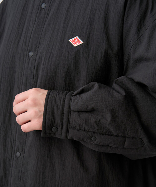 DANTON(ダントン)の「Women's Insulation Nylon Shirt Jacket(ダウンジャケット/コート・レディース・ブラック/オリーブ/チャコール・38/34/36)」の8枚目の写真