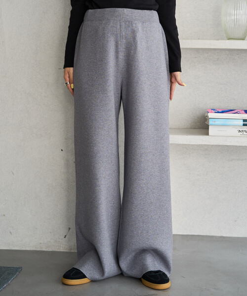 FREAK'S STORE（フリークスストア）の「限定展開　Vネック ニットベスト セットアップ(ベスト・パンツ)（その他パンツ・レディース・ブラック/ベージュ/ブラウン/グレー/ネイビー/ナチュラル・MEDIUM/SMALL）」の15枚目の写真