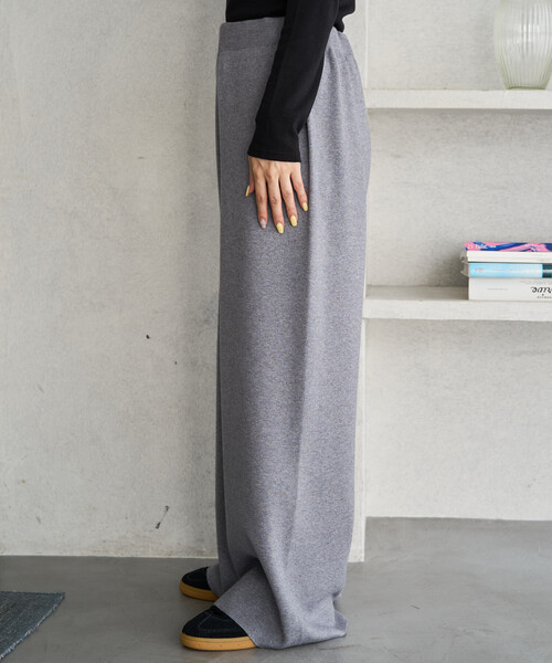 FREAK'S STORE（フリークスストア）の「限定展開　Vネック ニットベスト セットアップ(ベスト・パンツ)（その他パンツ・レディース・ブラック/ベージュ/ブラウン/グレー/ネイビー/ナチュラル・MEDIUM/SMALL）」の16枚目の写真