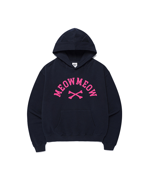 Cavish(カビシ)の「MEOW MEOW CAT EAR HOODIE NAVY(CV2GFFM401A)(パーカー・レディース・ネイビー・MEDIUM/SMALL)」の1枚目の写真