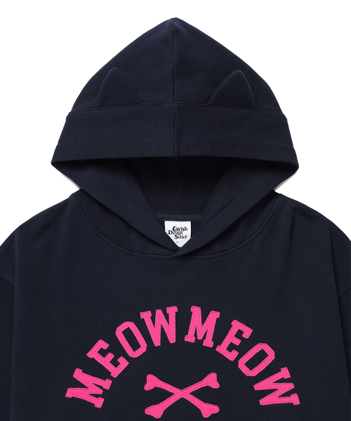 Cavish(カビシ)の「MEOW MEOW CAT EAR HOODIE NAVY(CV2GFFM401A)(パーカー・レディース・ネイビー・MEDIUM/SMALL)」の5枚目の写真