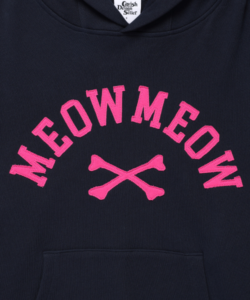 Cavish(カビシ)の「MEOW MEOW CAT EAR HOODIE NAVY(CV2GFFM401A)(パーカー・レディース・ネイビー・MEDIUM/SMALL)」の6枚目の写真