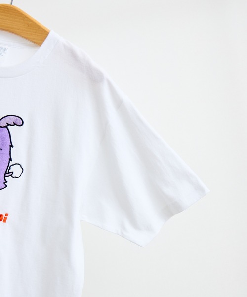 Paradise Picnic（パラダイスピクニック）の「【ホイッピ＆ラッピ 】アップリケＴシャツ（Tシャツ/カットソー・レディース・ホワイト/ブラック・FREE）」の8枚目の写真