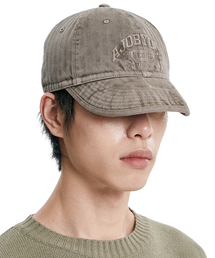 AJOBYAJO（アジョバイアジョ）の「Washed Herringbone Soft Brim Cap [MOCHA]（キャップ）」