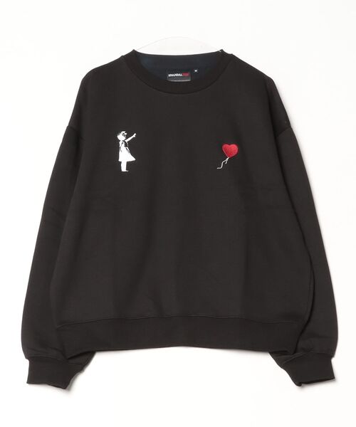 TETE HOMME(テットオム)の「【BRANDALISED/ブランダライズド】アソート グラフィックアート クルーネックスウェットプルオーバー(Tシャツ/カットソー・メンズ・ブラック系1/ブラック系2/ホワイト系1/ライトグレー系2/ライトグレー系1/ホワイト系2・MEDIUM/LARGE/X-LARGE)」の1枚目の写真