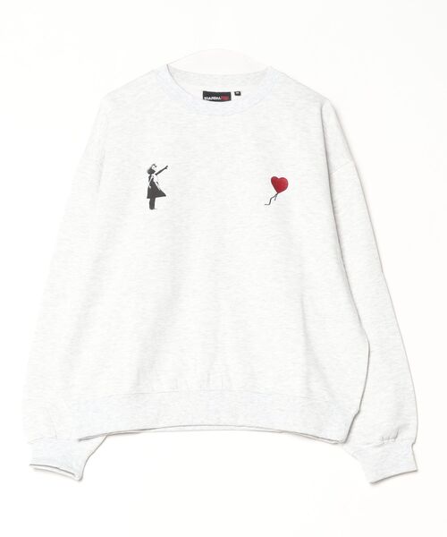 TETE HOMME(テットオム)の「【BRANDALISED/ブランダライズド】アソート グラフィックアート クルーネックスウェットプルオーバー(Tシャツ/カットソー・メンズ・ブラック系1/ブラック系2/ホワイト系1/ライトグレー系2/ライトグレー系1/ホワイト系2・MEDIUM/LARGE/X-LARGE)」の5枚目の写真