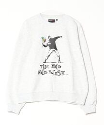 【BRANDALISED/ブランダライズド】アソート グラフィックアート クルーネックスウェットプルオーバー
