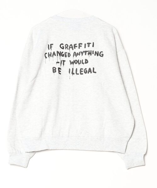 TETE HOMME(テットオム)の「【BRANDALISED/ブランダライズド】アソート グラフィックアート クルーネックスウェットプルオーバー(Tシャツ/カットソー・メンズ・ブラック系1/ブラック系2/ホワイト系1/ライトグレー系2/ライトグレー系1/ホワイト系2・MEDIUM/LARGE/X-LARGE)」の10枚目の写真