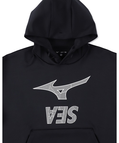 MIZUNO(ミズノ )の「Loose Fit Hooded Sweatshirt(パーカー・メンズ・ブラック・MEDIUM/X-LARGE)」の6枚目の写真