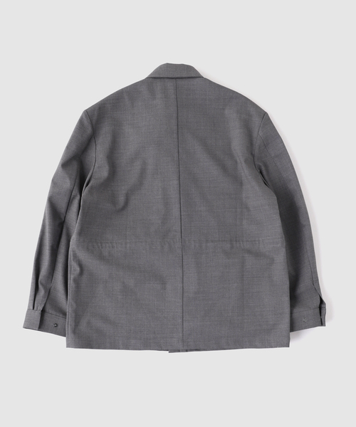 PULP/417EDIFICE(パルプフォーワンセブンエディフィス)の「SAGE NATION / セイジネーション FIELD JACKET BLACK LIGHT GREY(ミリタリージャケット・メンズ・グレー・SMALL)」の2枚目の写真