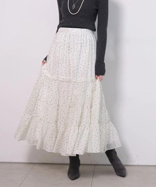 CADUNE（カデュネ）の「グリーンコットンスカート（スカート）」 - WEAR
