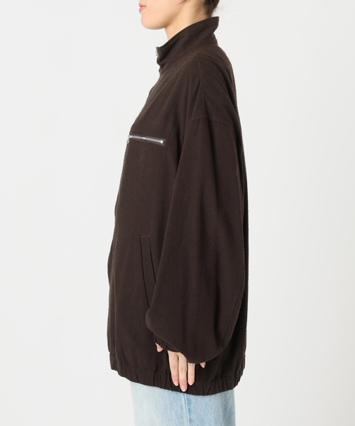 JANE SMITH / JOHN SMITH(ジェーンスミスジョンスミス)の「JANE SMITH / ジェーンスミス GARMENT DYED SILK NOIL ZIP ブルゾン(その他アウター・レディース・ブラウン・FREE)」の17枚目の写真