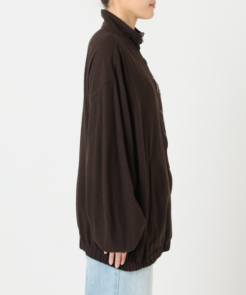 JANE SMITH / JOHN SMITH(ジェーンスミスジョンスミス)の「JANE SMITH / ジェーンスミス GARMENT DYED SILK NOIL ZIP ブルゾン(その他アウター・レディース・ブラウン・FREE)」の7枚目の写真