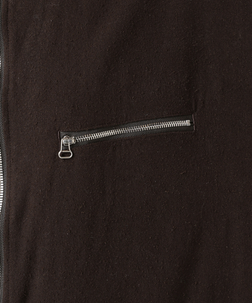 JANE SMITH / JOHN SMITH(ジェーンスミスジョンスミス)の「JANE SMITH / ジェーンスミス GARMENT DYED SILK NOIL ZIP ブルゾン(その他アウター・レディース・ブラウン・FREE)」の10枚目の写真