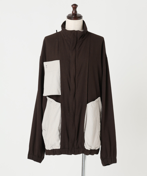 JANE SMITH / JOHN SMITH(ジェーンスミスジョンスミス)の「JANE SMITH / ジェーンスミス GARMENT DYED SILK NOIL ZIP ブルゾン(その他アウター・レディース・ブラウン・FREE)」の2枚目の写真